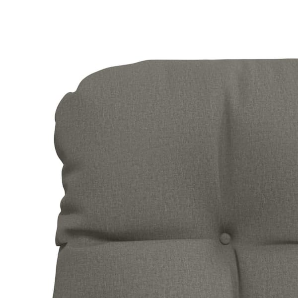 2-delade Höga Ryggstolsdynor VIANEN 2 st 100% Polyester Grå