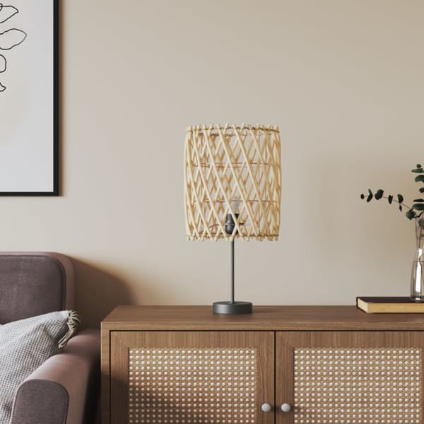 Lampskärm Ø23x28 cm korgmaterial