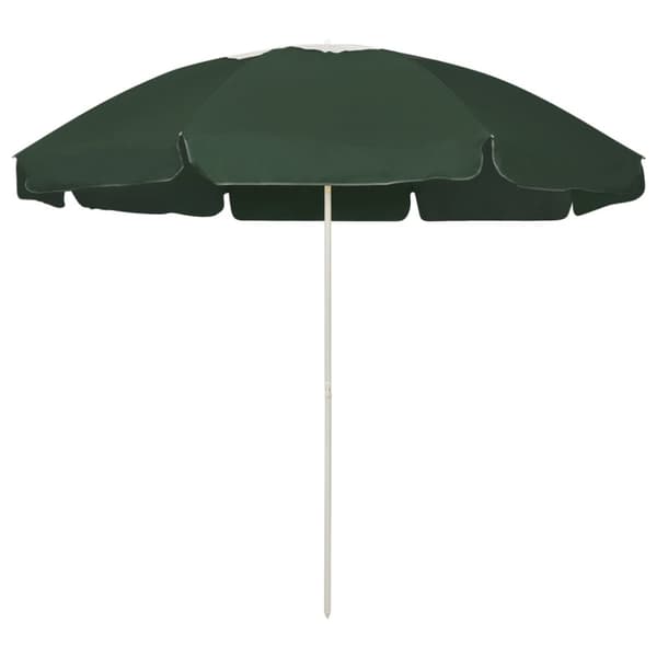 Strandparasoll grön 240 cm