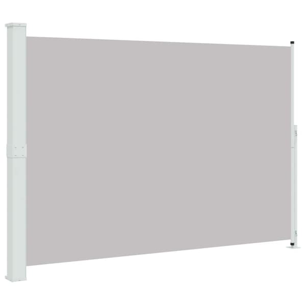 Infällbar sidomarkis 200x300 cm grå