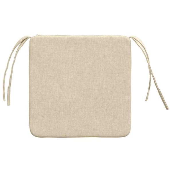 Sittkuddar 4 pcs Kräm 40 x 40 x 3 cm tyg