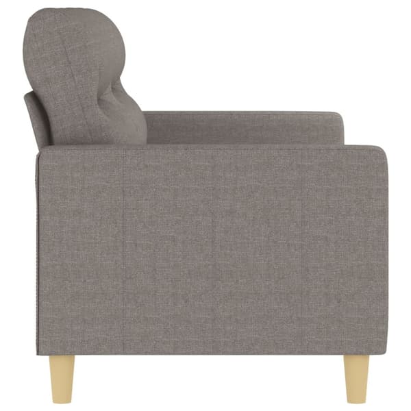 2-sitssoffa taupe 140 cm tyg