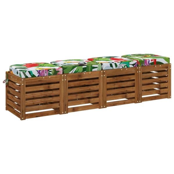 4-delade Sittkuddar SOEST 4 st 100% Polyester Flerfärgsdesign