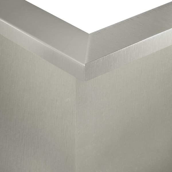 Stödvägg 50 x 50 x 50 cm Rostfritt stål Silver