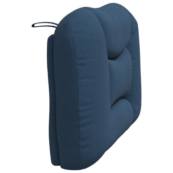 Headboard Cushion "Hvar" Blue 90 cm Fabric