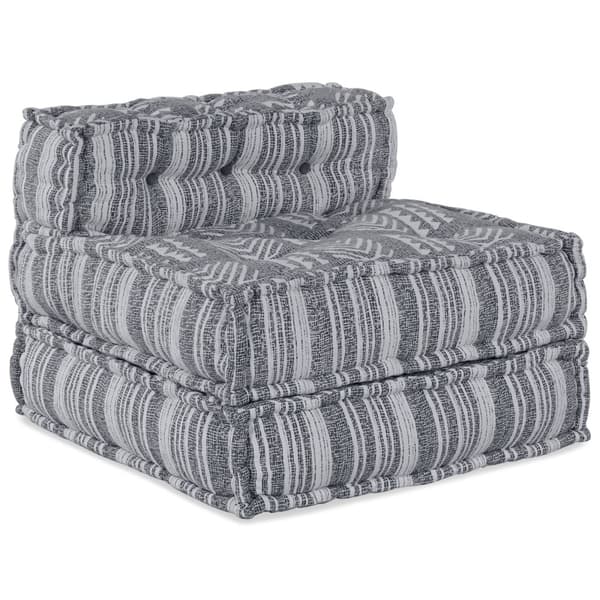 Modulsofa enhet Grå Tryck 70 x 70 x 56 cm Tyg