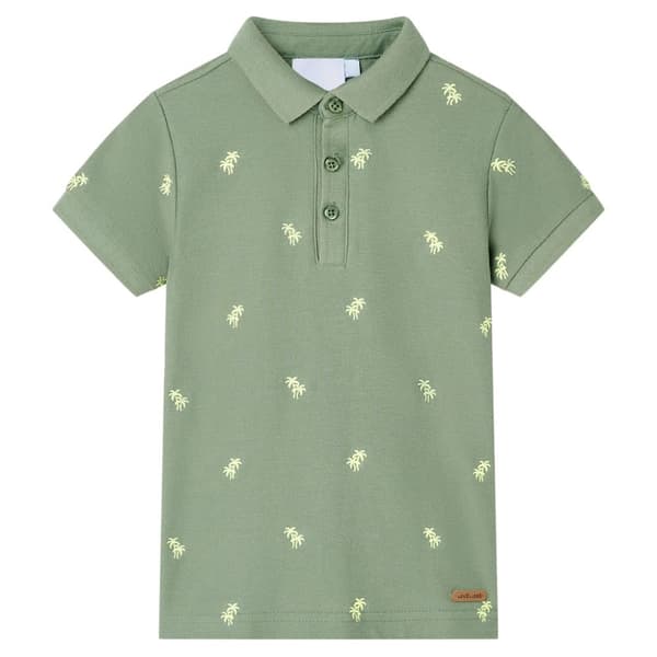 Pikétröja för barn khaki 104