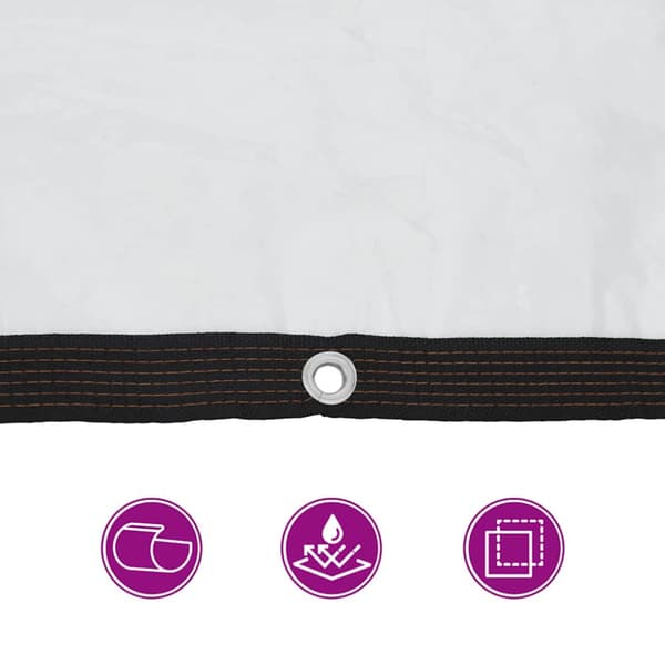 Växtskydd med öljetter 1x8 m polyeten