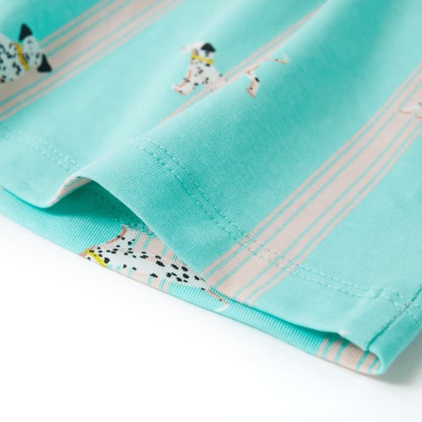 Barnpyjamas med korta ärmar för barn ecru 128