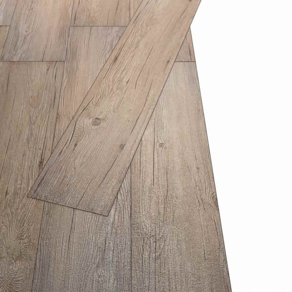 Golvplankor 18 pcs Brun 5,26 m² PVC