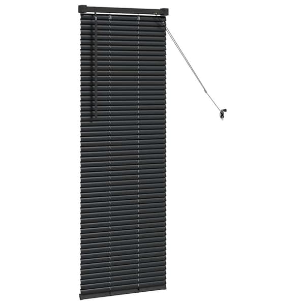 Persienner Svart 130 x 45 cm Aluminium