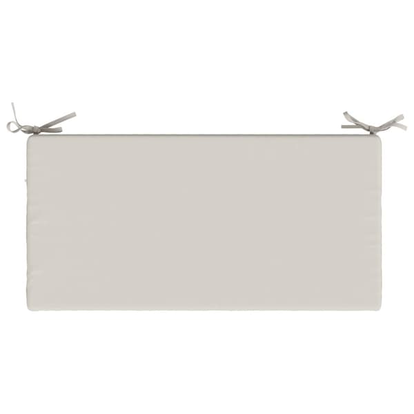 Bänk kudde SOEST 100% Polyester Vit 80 x 40 x 8 cm