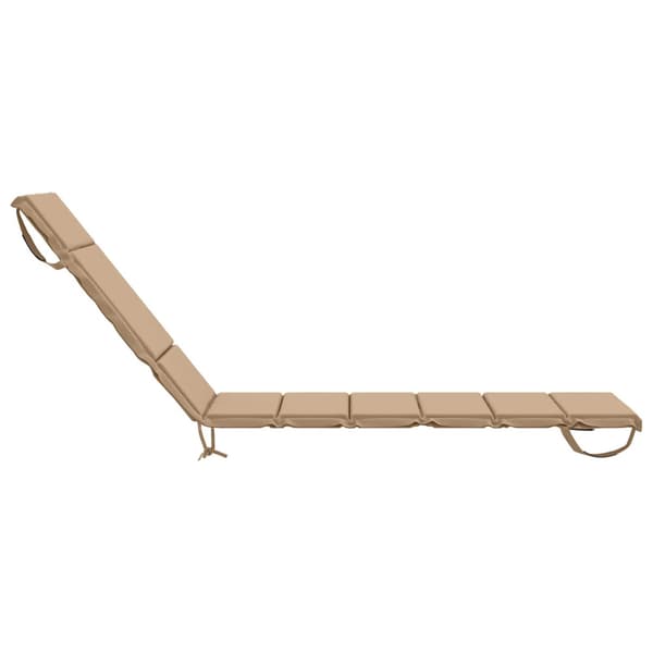 Solstol Kudde GEMERT 100% Polyester Sand 200 x 60 x 3 cm