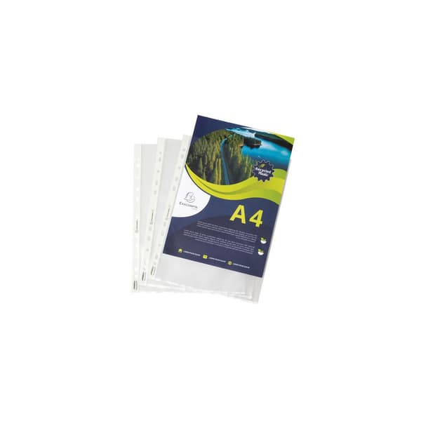 Plastficka EXACOMPTA A4 0,06mm präglad