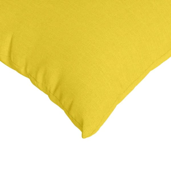 Sofakuddar 2 pcs Ljusgul 50 x 30 cm tyg