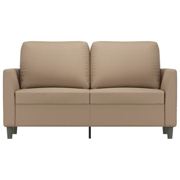 2-sitssoffa cappuccino 120 cm konstläder