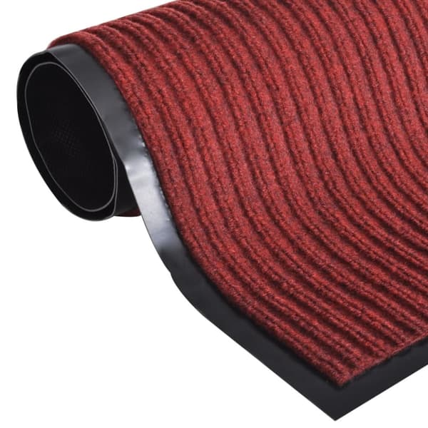 Dörrmatta röd 90 x 120 cm PVC