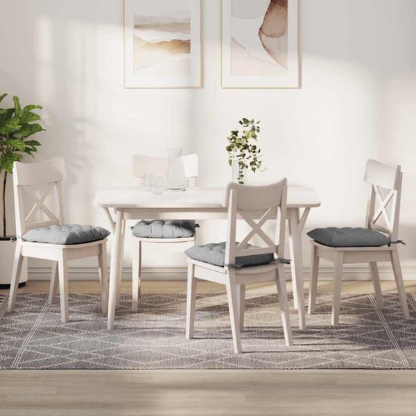 Sittkuddar 4 pcs Moln Grå 40 x 40 x 6 cm tyg