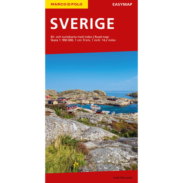 Sverige EasyMap MarcoPolo 1:900 000