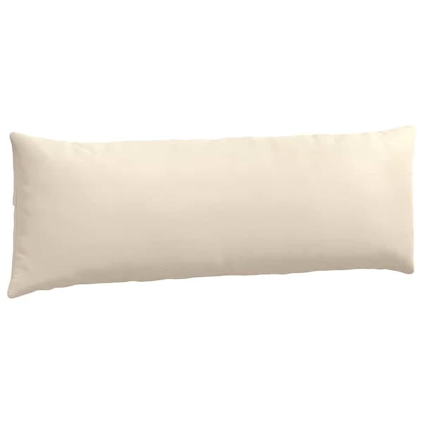 Sofakuddar 2 pcs Beige 120 x 40 cm tyg