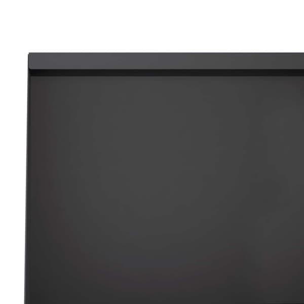 Stödvägg 2 st 60 x 12 x 40 cm Stål Svart