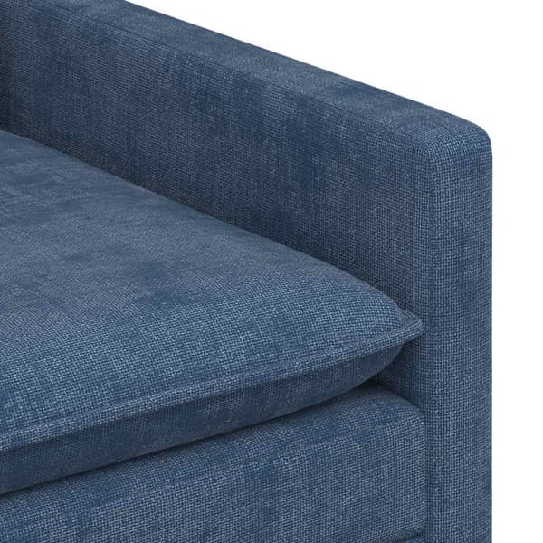 Soffa Blå 76 x 81 x 87,5 cm Polyester