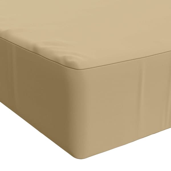 Sittkudde SOEST 100% Polyester Beige 120 x 60 x 15 cm