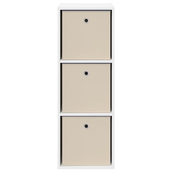 Sideboard med låda Vit 35 x 32 x 99,5 cm