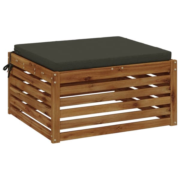 1-delad Sittdyna SOEST 100% Polyester Antracit 80 x 80 x 5 cm