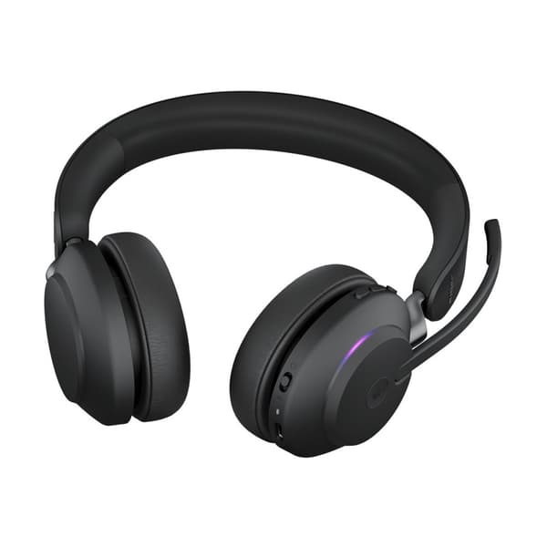 Jabra Evolve2 65 MS Stereo - headset - USB-C - med laddningsställ