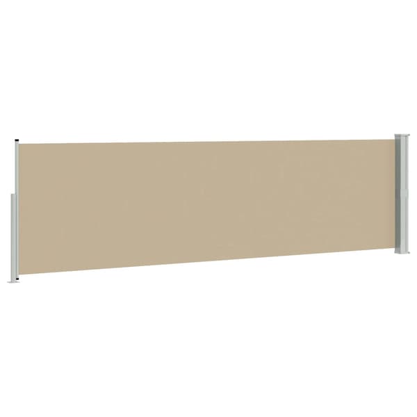 Utfällbar sidomarkis Beige 300 x 170 cm Polyester