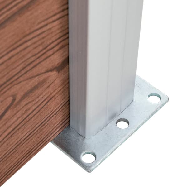 Staketpanel WPC 1218x186 cm brun