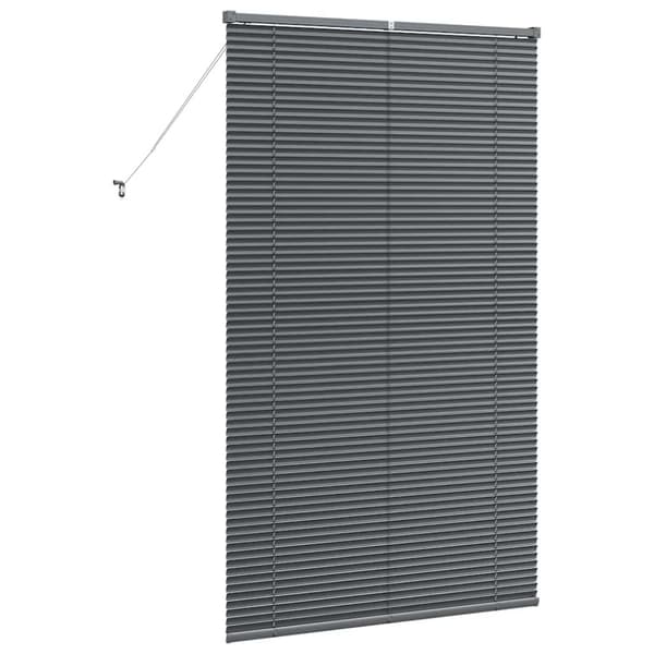 Persienner Mörkgrå 175 x 105 cm Aluminium