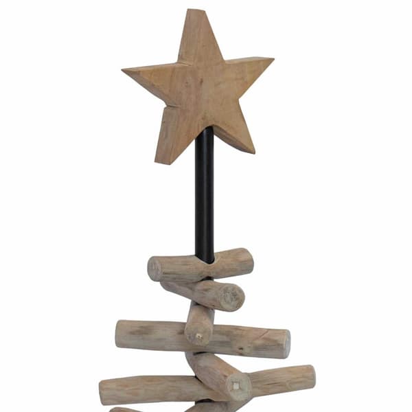 Julgran Brun 90 cm Massivt teakträ