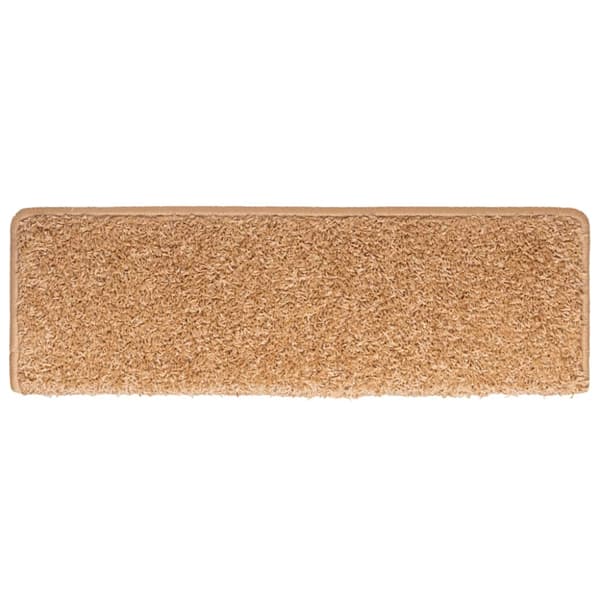 Trappmattor 30 st 65x21x4 cm beige rektangulär kant