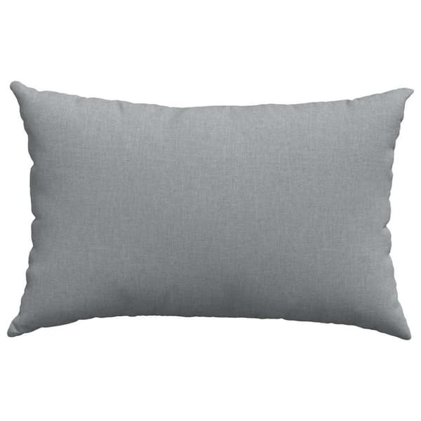 Sofakuddar 2 pcs Ljusgrå 60 x 40 cm tyg