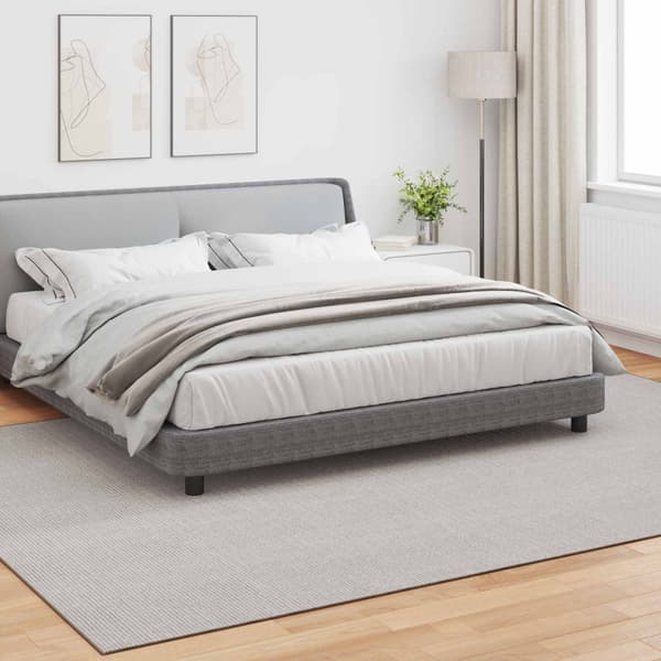 Områdesmattor Rektangulär LUGO Kräm 280 x 200 cm Polyester