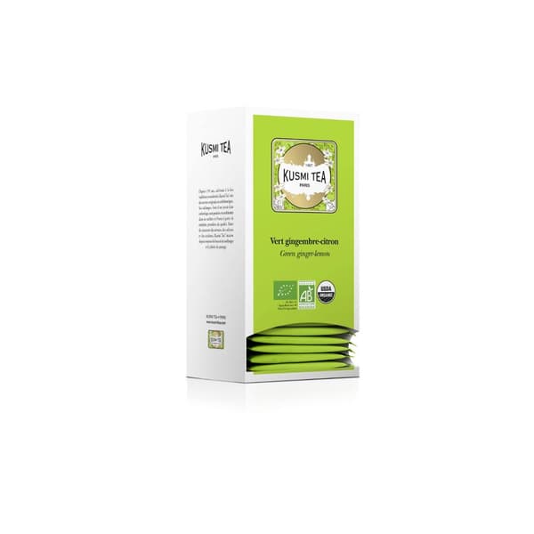 Te KUSMI Eko Green ginger-lemon 25/fp
