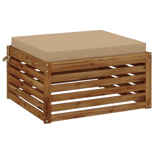 1-delad Sittdyna SOEST 100% Polyester Sand 60 x 60 x 7 cm