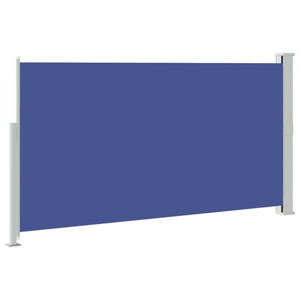 Infällbar sidomarkis 170x300 cm blå