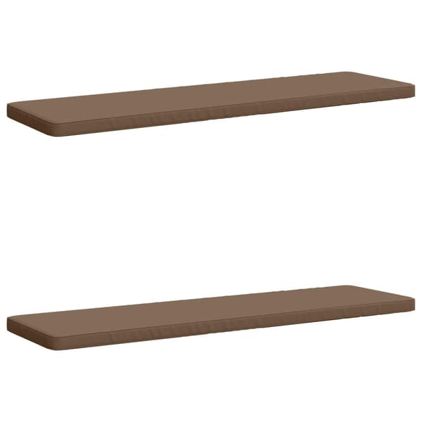 2-delade Bänk Kuddar VUGHT 2 st 100% Polyester Taupe