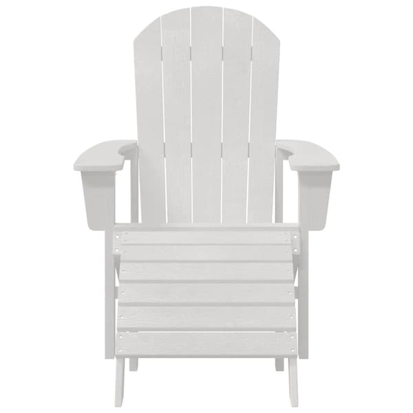 Trädgård Stol 2 pcs Vit 83 x 74 x 92 cm polyeten