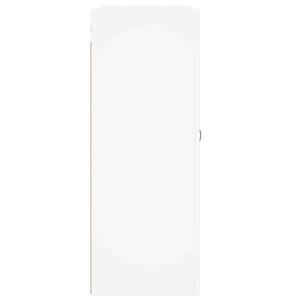 Väggmonterade skåp 2 st vit konstruerat trä