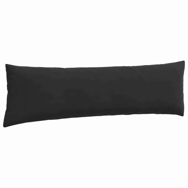 Sofakuddar 2 pcs Svart 145 x 40 cm Kordread tyg
