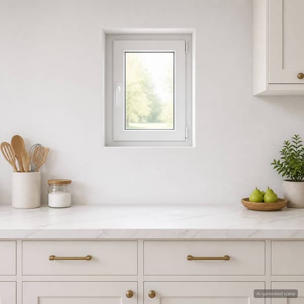 Källarfönster RISOR 40 x 60 cm PVC och glas