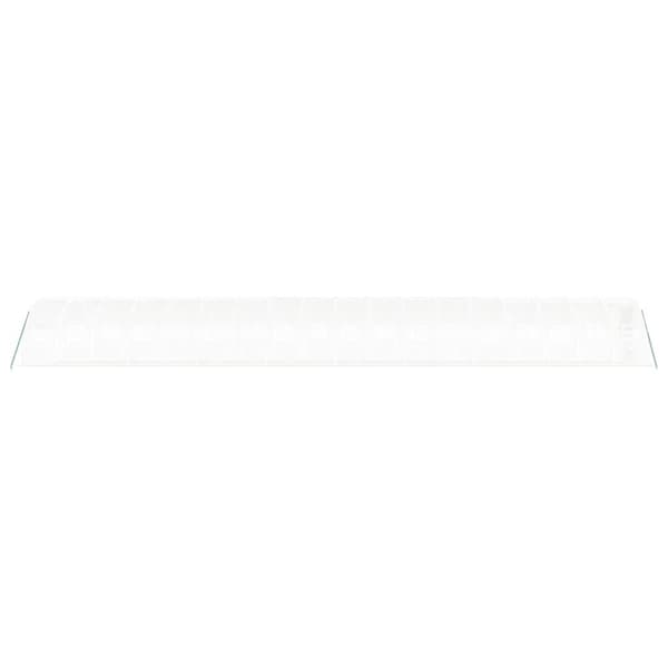 Växthus med stålram vit 54 m² 18x3x2 m