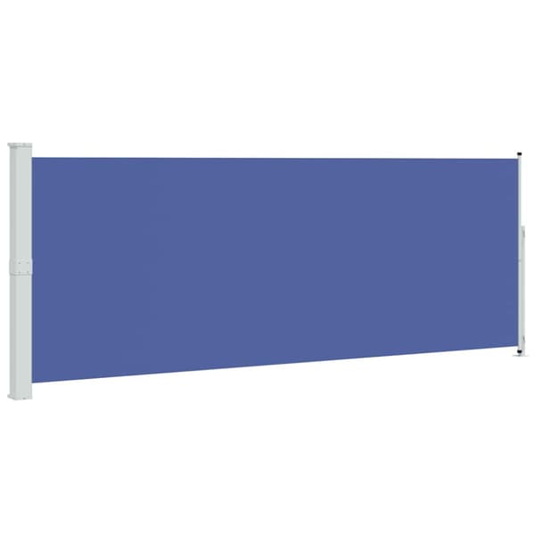 Infällbar sidomarkis 180x500 cm blå