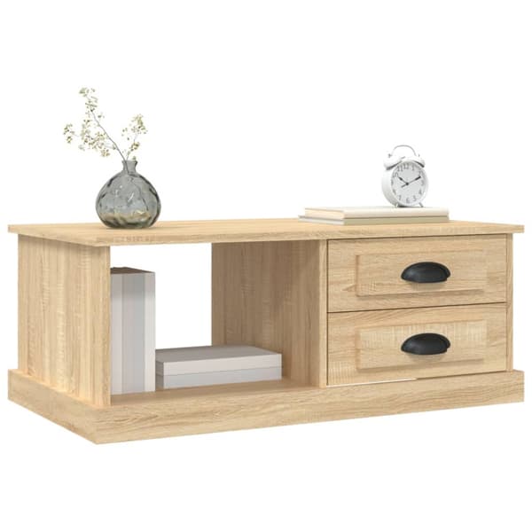 Soffbord sonoma-ek 90x50x35 cm konstruerat trä