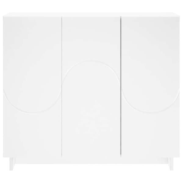 Sideboard Vit 85.5 x 31 x 75 cm Konstruerat trä