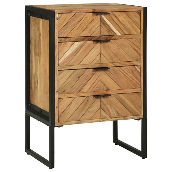 Sideboard 50 x 35 x 75 cm Massivt akaciaträ
